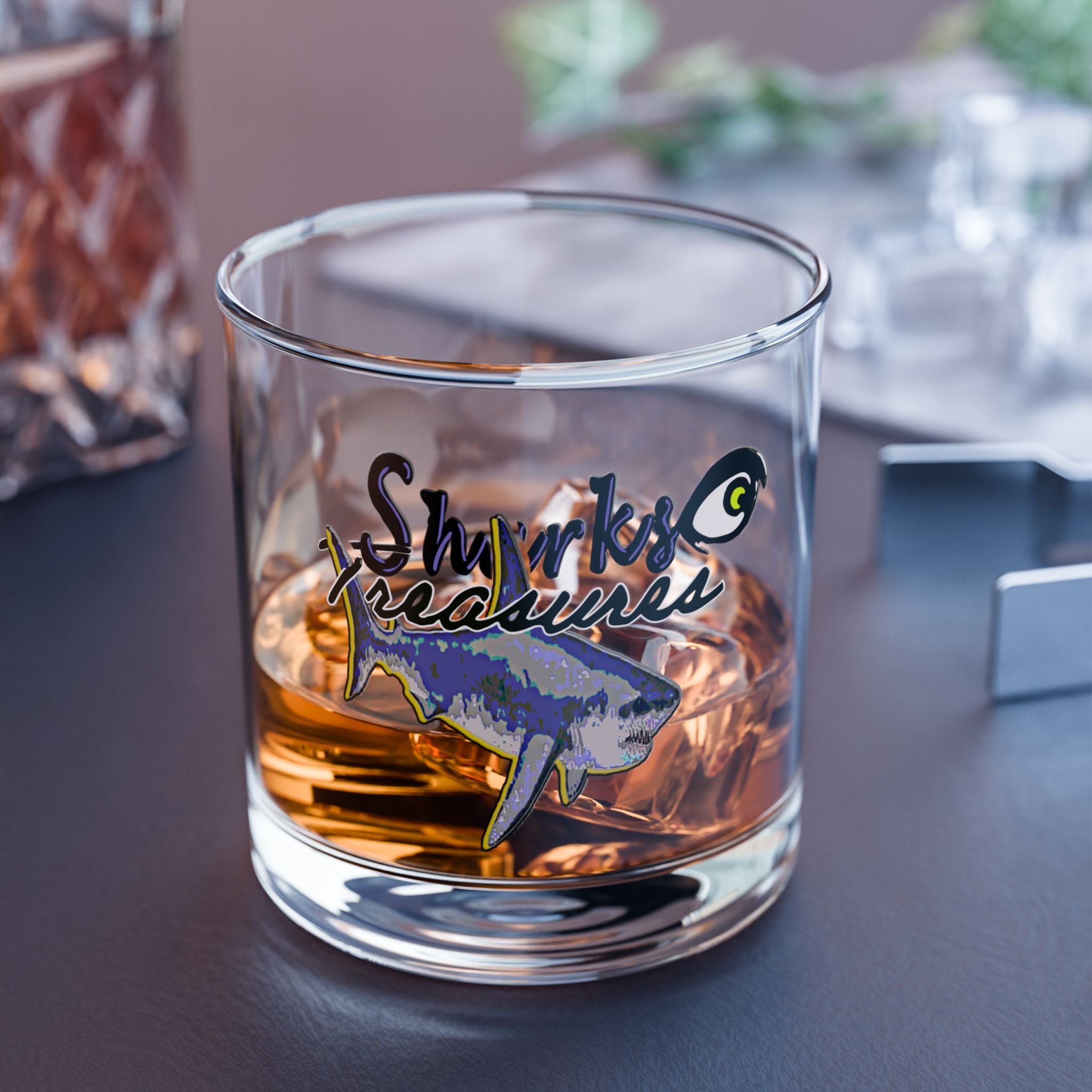 Rocks Glass, 10oz SharksEye Collection | Gifts for him by SharksEye Treasures