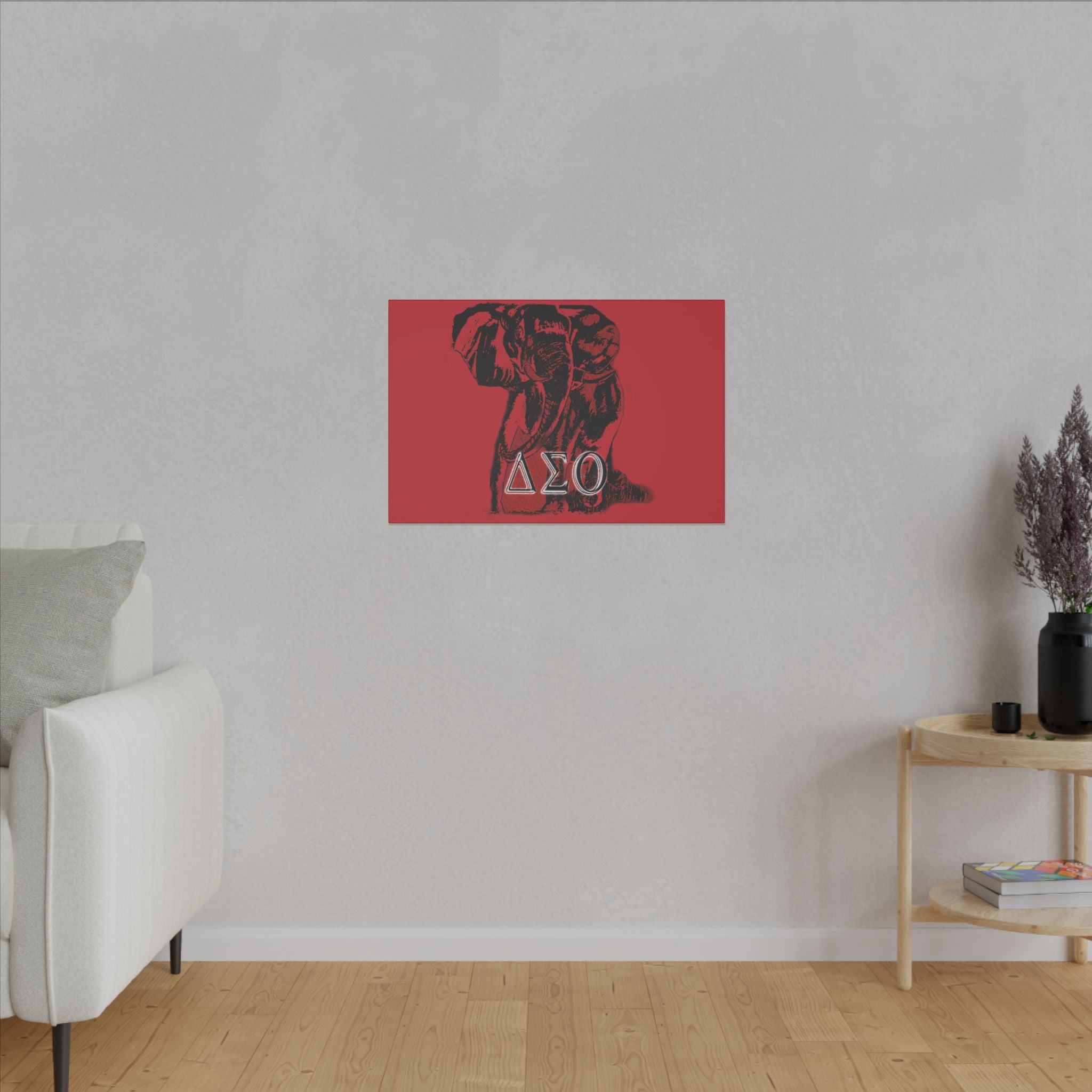 Matte Canvas, Stretched, 0.75" Delta Sigma Theta Collection by SharksEye Treasures