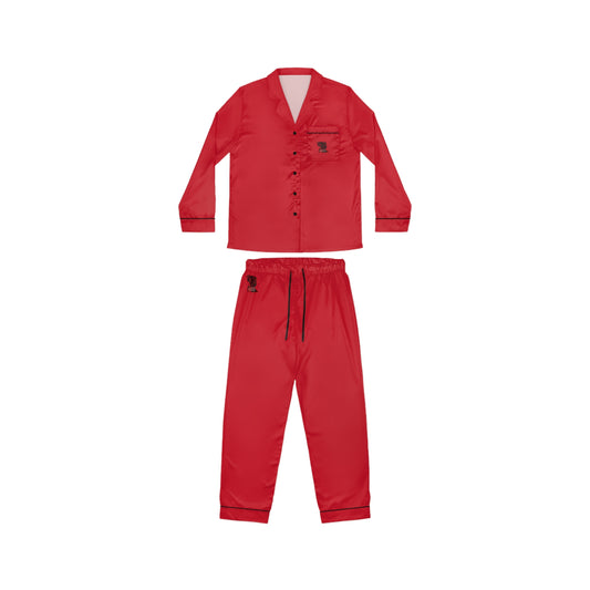 Women's Satin Pajamas (AOP) Delta Sigma Theta Collection by SharksEye Treasures