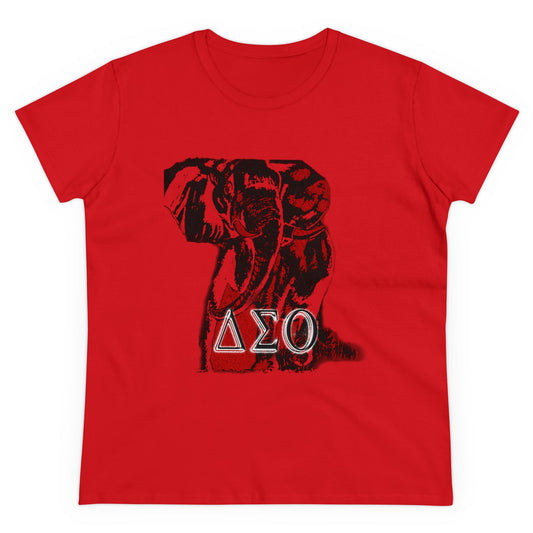 Women's Midweight Cotton Tee Delta Sigma Theta Collection by SharksEye Treasures