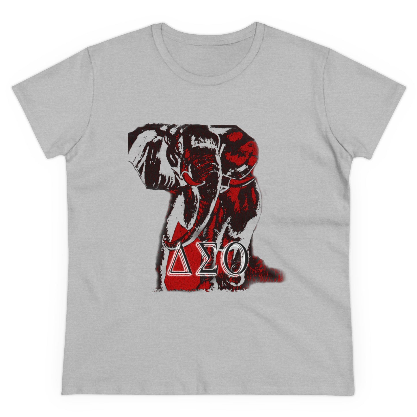 Women's Midweight Cotton Tee Delta Sigma Theta Collection by SharksEye Treasures