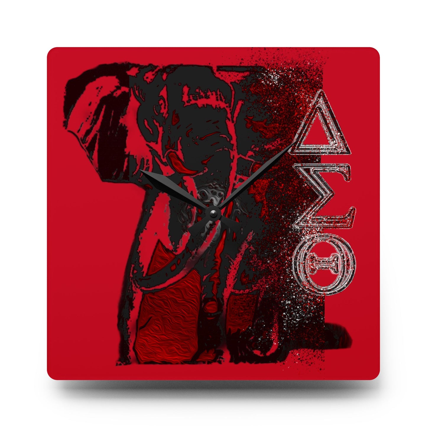 Acrylic Wall Clock Delta Sigma Theta Collection by SharksEye Treasures.