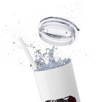 Skinny Tumbler with Straw, 20oz Delta Sigma Theta Collection by SharksEye Treasures