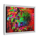 Matte Canvas, Framed (Multi-color) Lion Abstract Collection by SharksEye Treasures