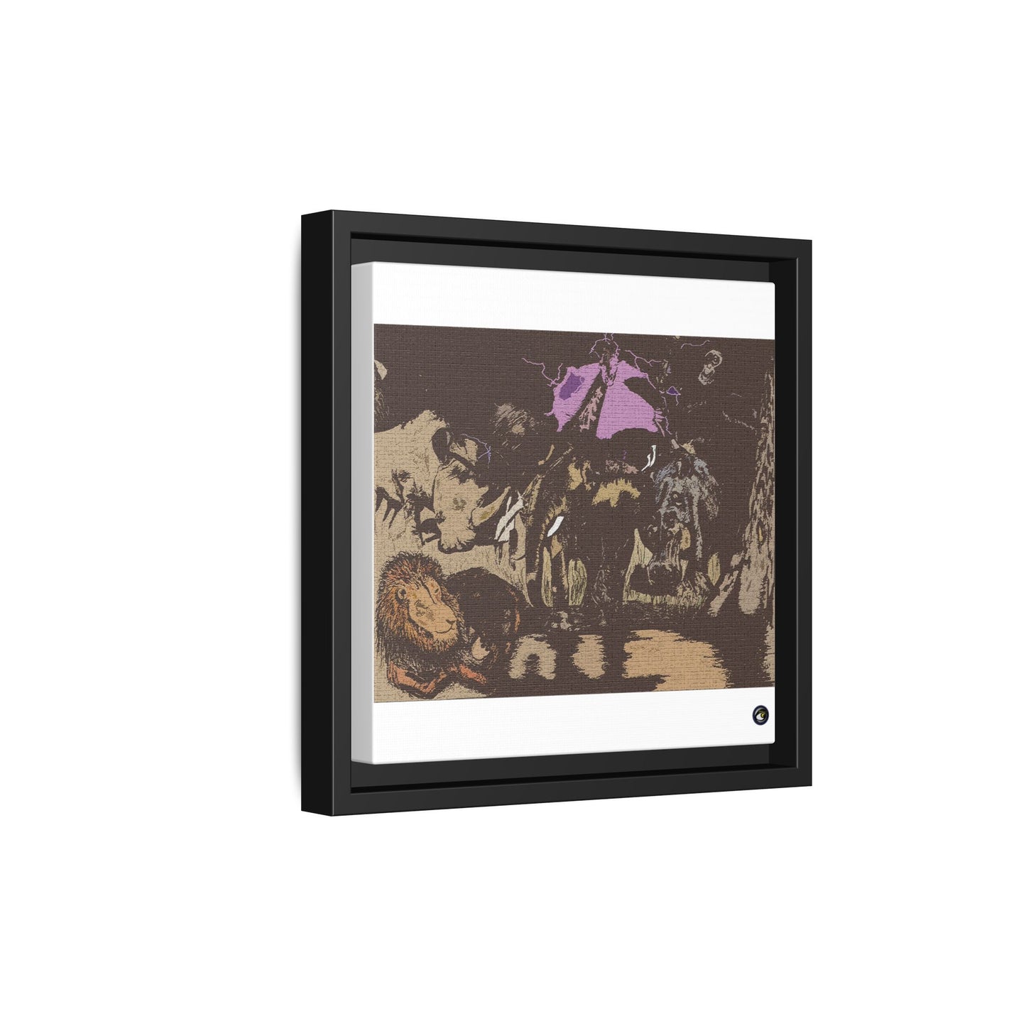 Framed Canvas Animal Kingdom Collection by Sharkseye Treasures