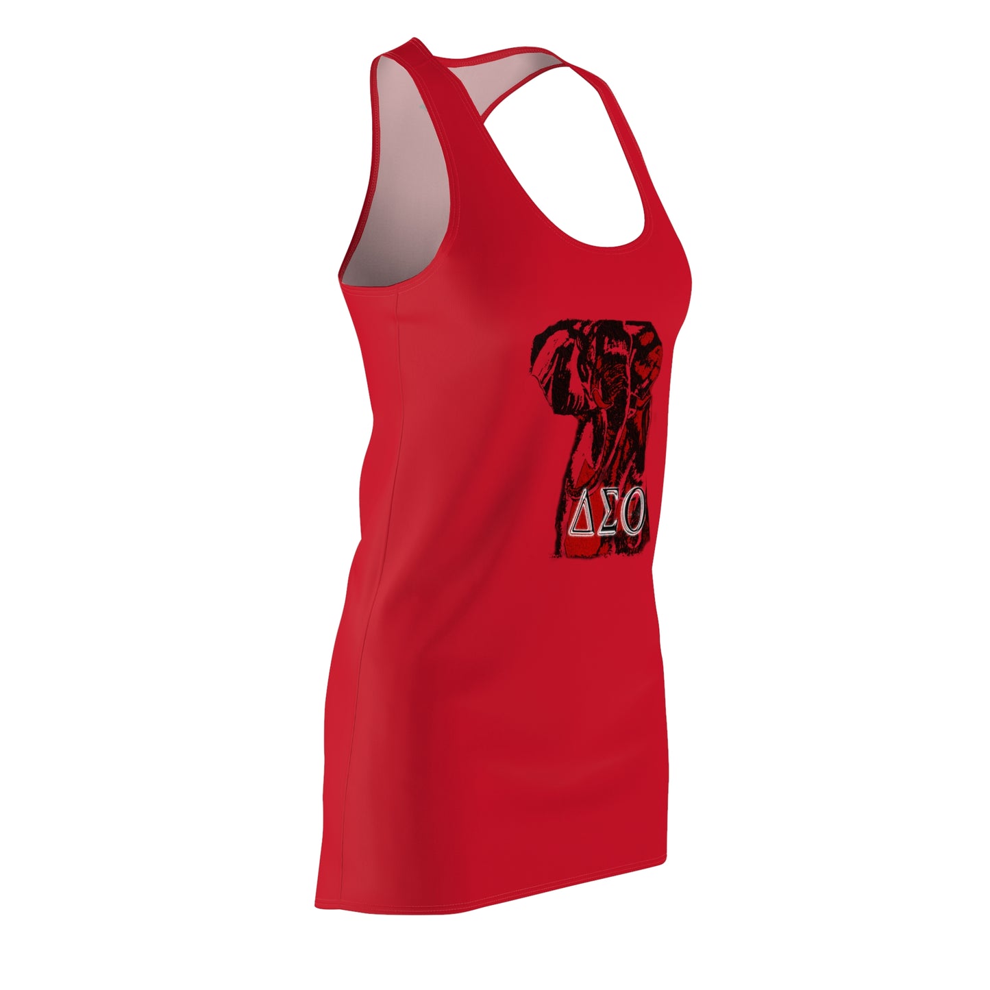 Women's Cut & Sew Racerback Dress (AOP) Delta Sigma Theta Collection SharksEye Treasures