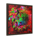 Matte Canvas, Framed (Multi-color) Lion Abstract Collection by SharksEye Treasures