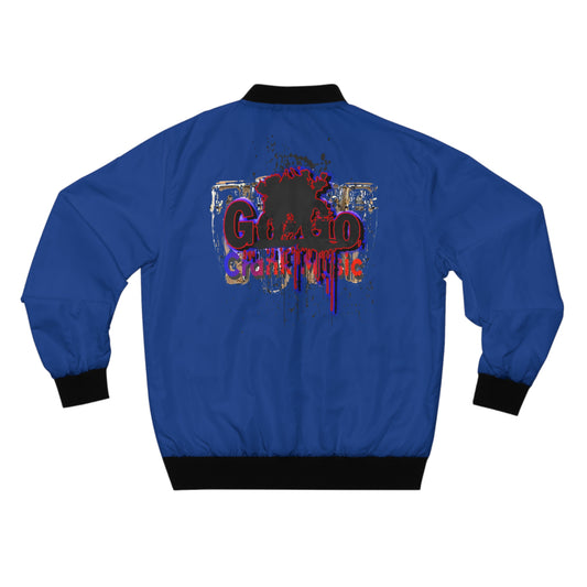 Men's Bomber Jacket (AOP) GO-GO Music Collection | Gift for him by SharksEye Treasures