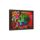 Matte Canvas, Framed (Multi-color) Lion Abstract Collection by SharksEye Treasures