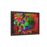 Matte Canvas, Framed (Multi-color) Lion Abstract Collection by SharksEye Treasures