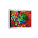 Matte Canvas, Framed (Multi-color) Lion Abstract Collection by SharksEye Treasures