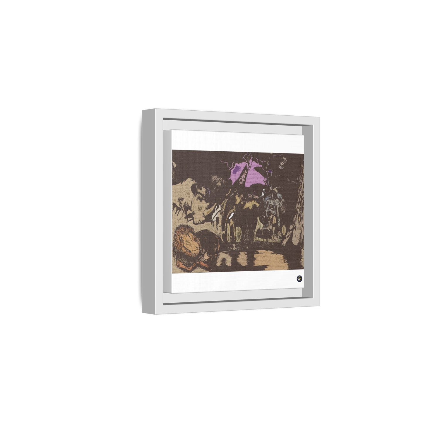 Framed Canvas Animal Kingdom Collection by Sharkseye Treasures