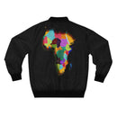 Men's Bomber Jacket (AOP) Motherland Africa Collection by SharksEye Treasures