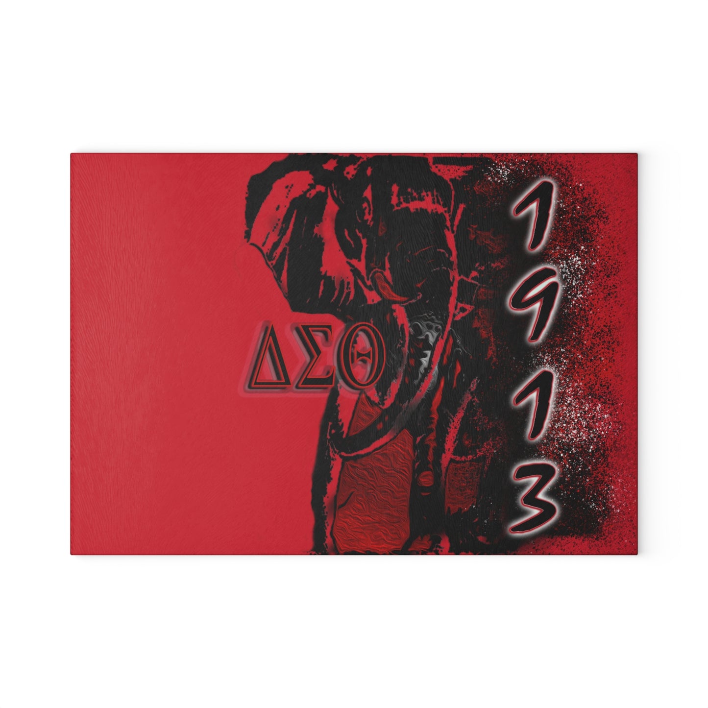 Glass Cutting Board Delta Sigma Theta Sorority by SharksEye Treasures