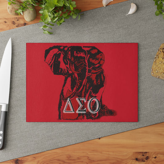 Glass Cutting Board Delta Sigma Theta Collection by SharksEye Treasures