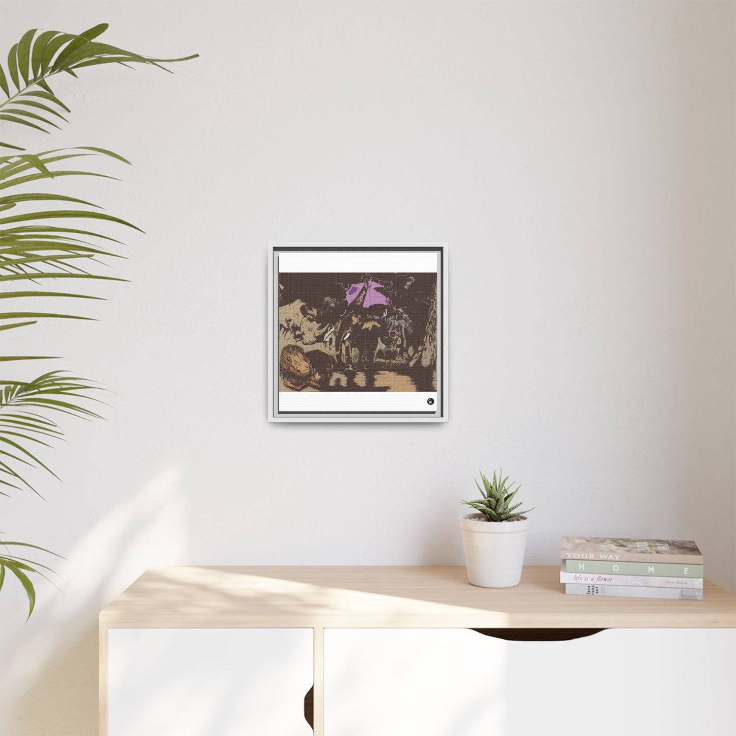 Framed Canvas Animal Kingdom Collection by Sharkseye Treasures