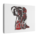 Matte Canvas, Stretched, 0.75" Delta Sigma Theta Collection by SharksEye Treasures