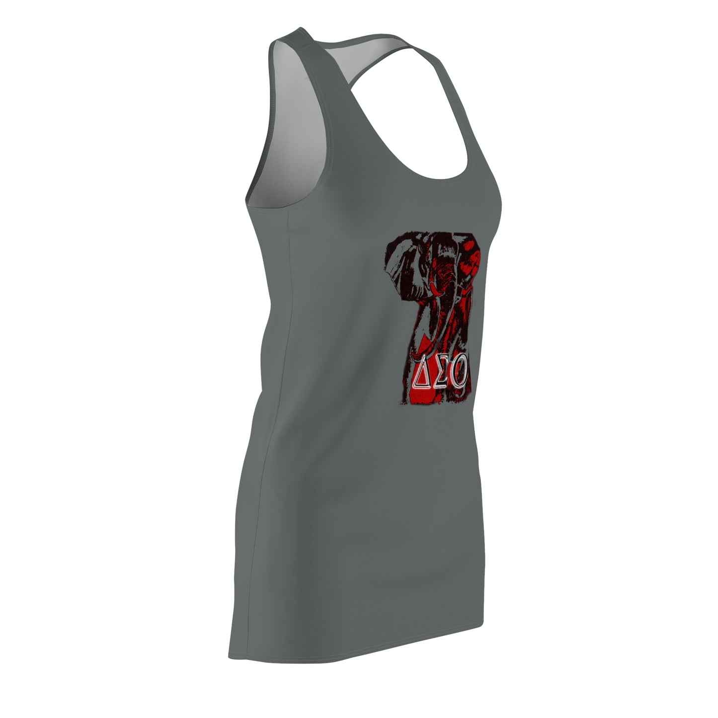 Women's Cut & Sew Racerback Dress (AOP) Delta Sigma Theta Collection by SharksEye Treasures