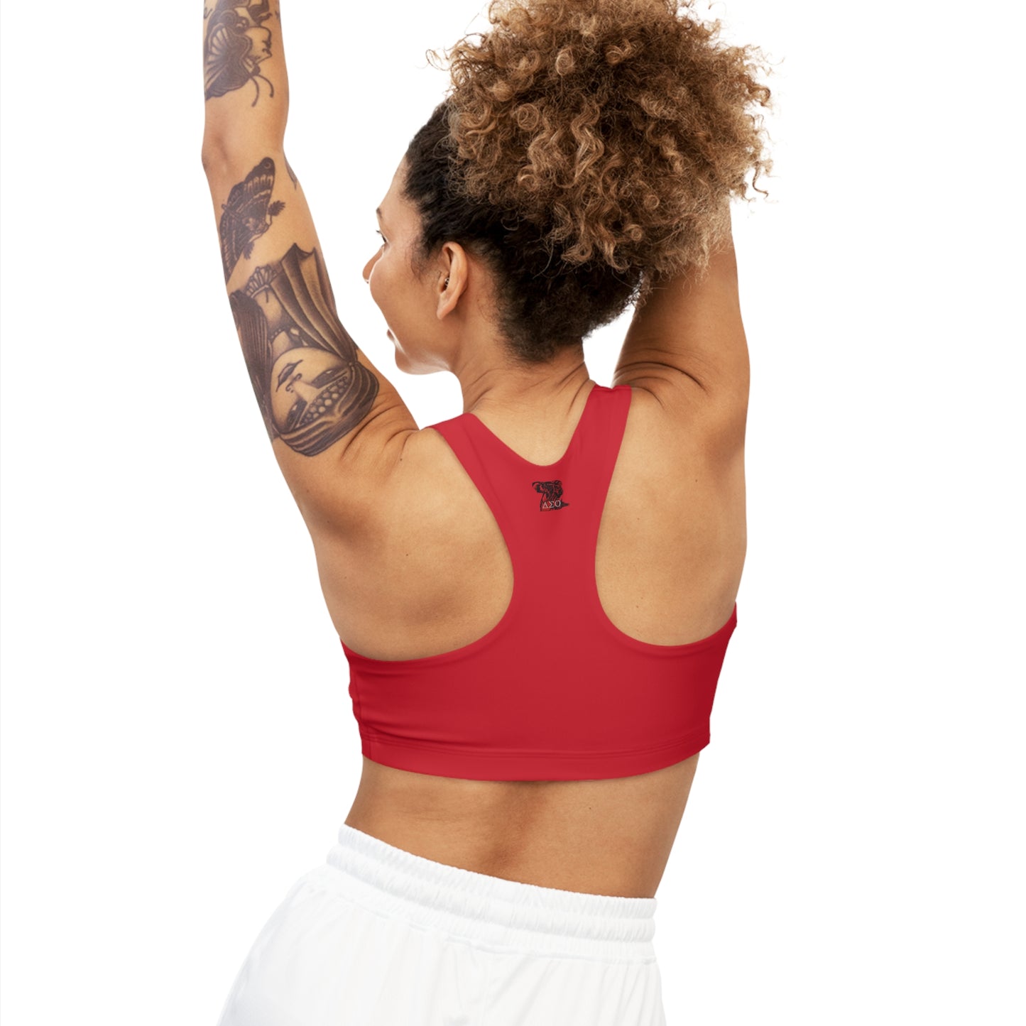 Seamless Sports Bra (AOP) Delta Sigma Theta Collection by SharksEye Treasures