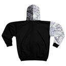 Unisex Zip Hoodie (AOP) | Crazy Math Equation Collection | Math Art | Gift | Math Equation black by SharksEye Treasures