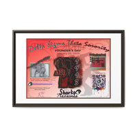 Matte Canvas, Framed (Multi-color) Delta Sigma Theta Collection by SharksEye Treasures