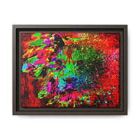 Matte Canvas, Framed (Multi-color) Lion Abstract Collection by SharksEye Treasures