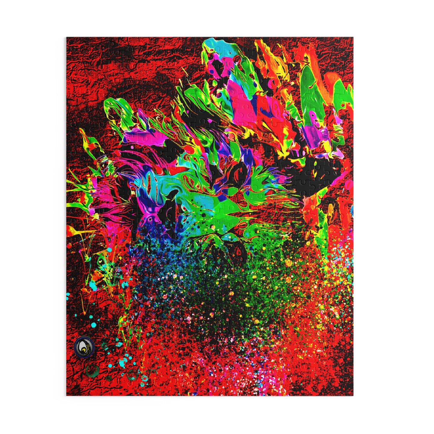 Crazy Puzzle (500-Piece) Lion Abstract Collection by SharksEye Treasures