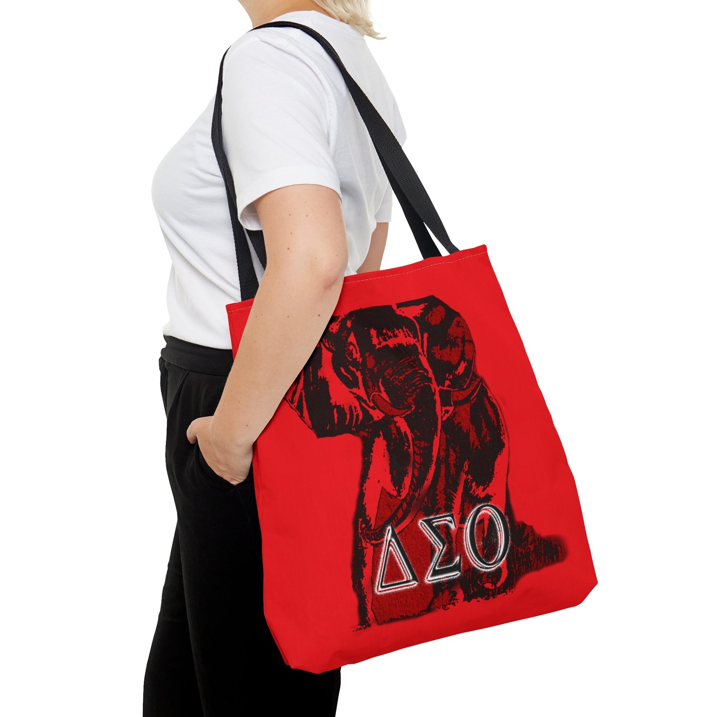 Sorority Tote Bag Delta Sigma Theta Collection by SharksEye Treasures.