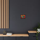 Matte Canvas, Framed (Multi-color) Lion Abstract Collection by SharksEye Treasures