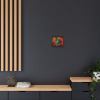 Matte Canvas, Framed (Multi-color) Lion Abstract Collection by SharksEye Treasures