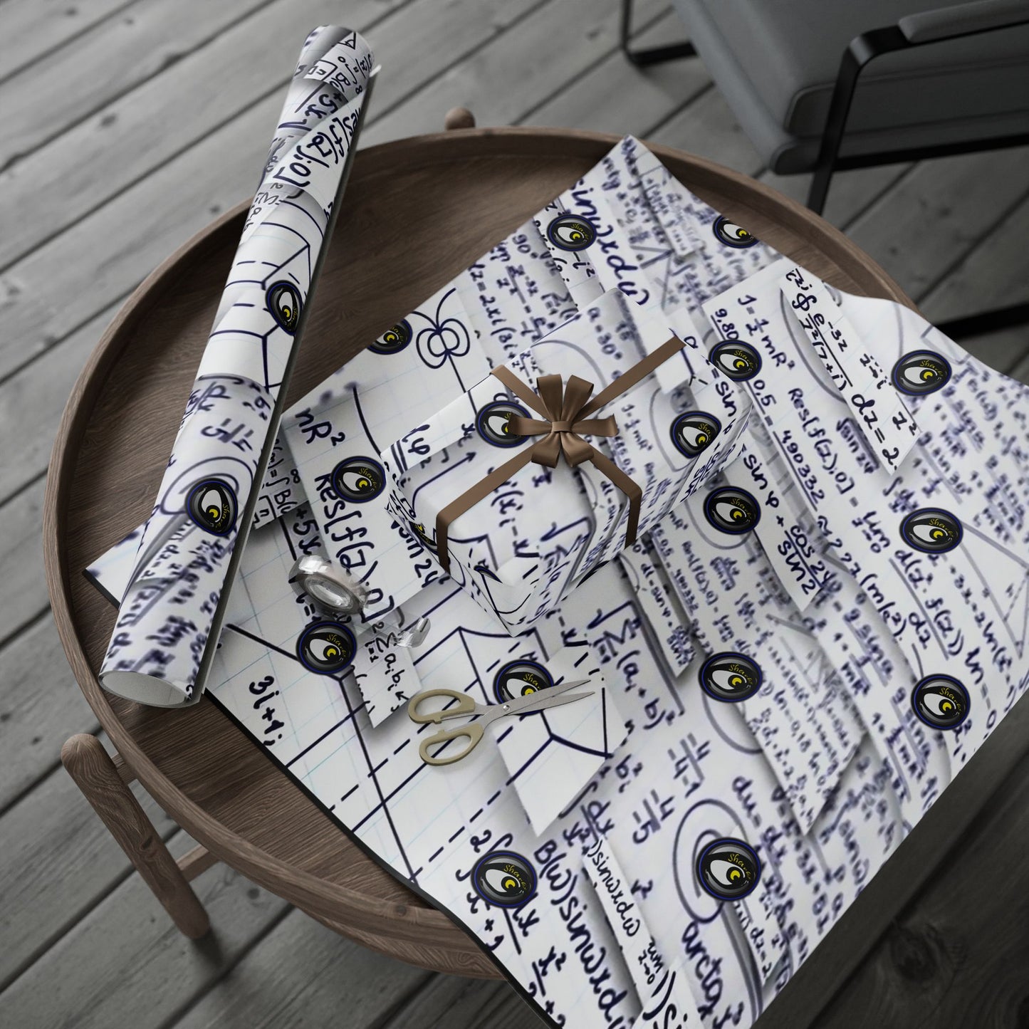 Wrapping Paper - Crazy Math Equation Collection Custom Gift Wrap by SharksEye Treasures