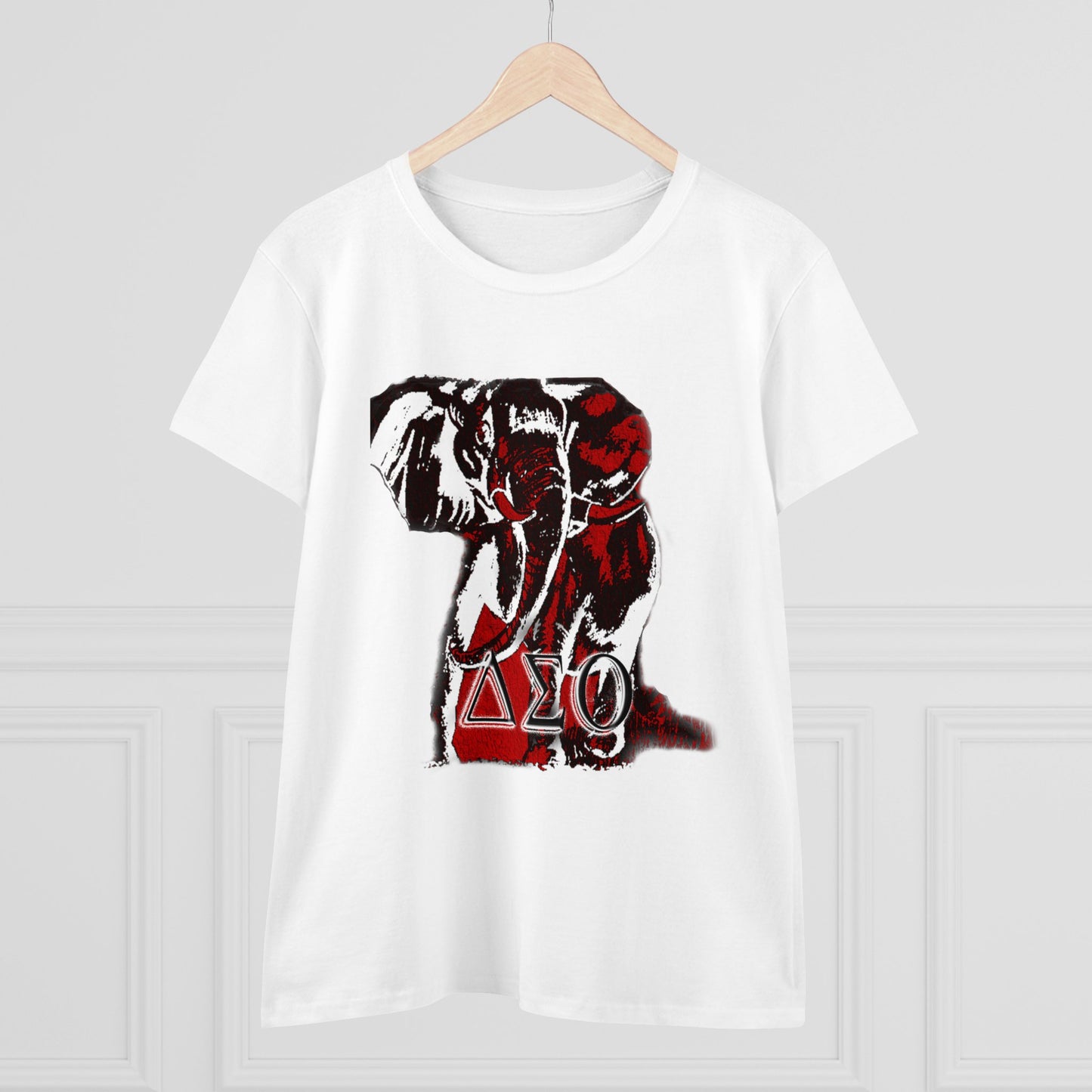 Women's Midweight Cotton Tee Delta Sigma Theta Collection by SharksEye Treasures