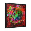 Matte Canvas, Framed (Multi-color) Lion Abstract Collection by SharksEye Treasures