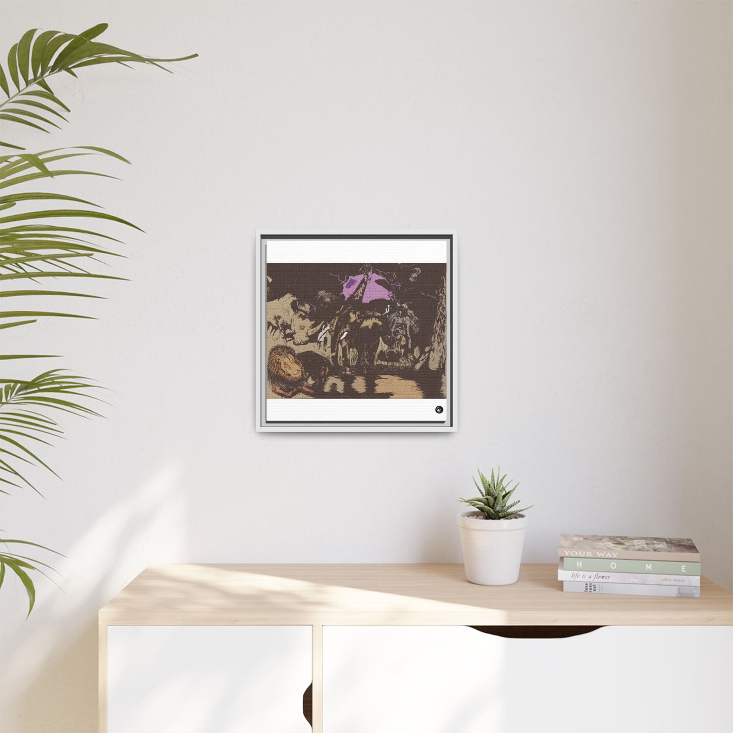 Framed Canvas Animal Kingdom Collection by Sharkseye Treasures