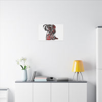 Matte Canvas, Stretched, 0.75" Delta Sigma Theta Collection by SharksEye Treasures