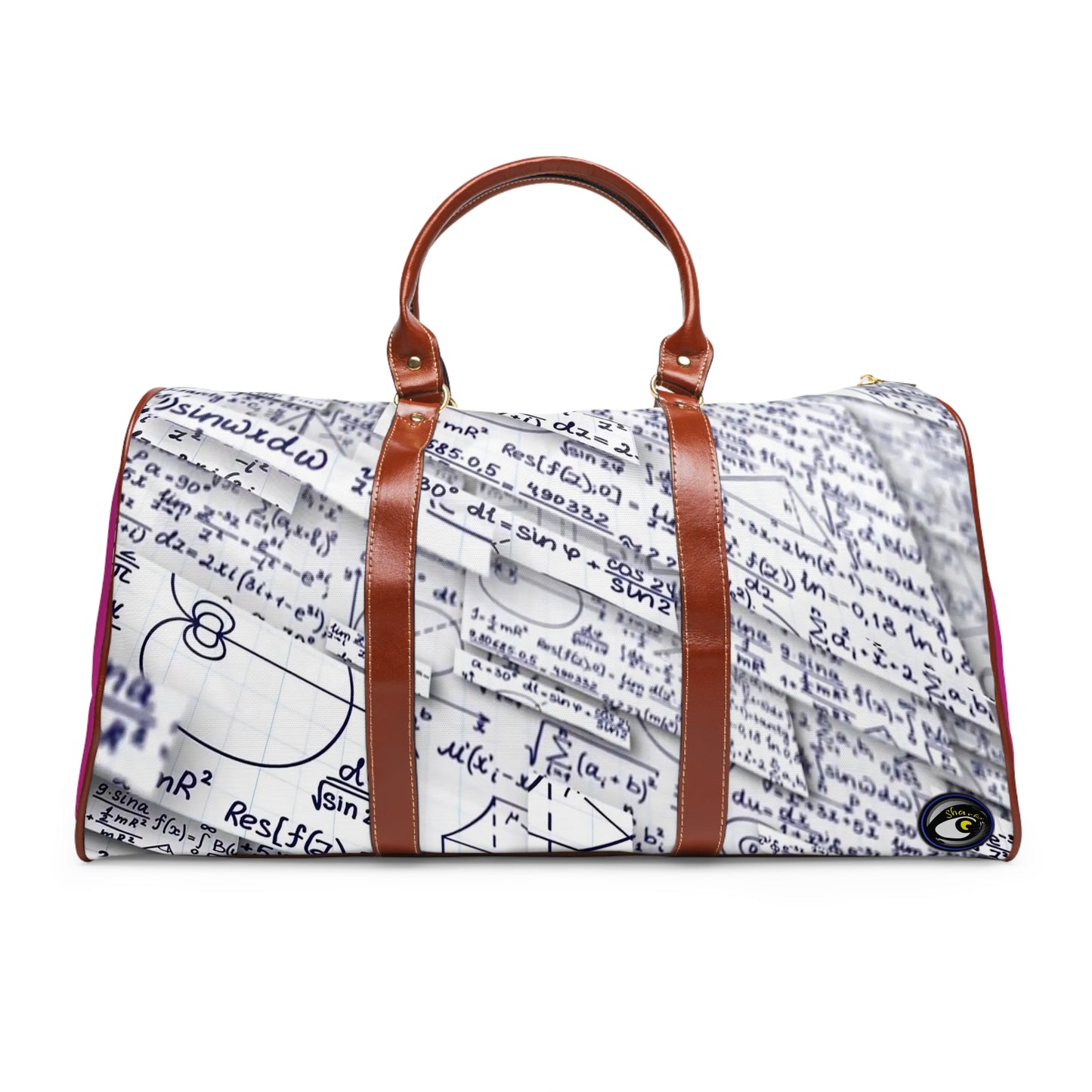 Waterproof Travel Bag - Crazy Math Equation Collection | Unique Gift by SharksEye Treasures