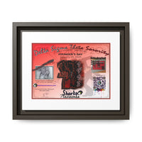 Matte Canvas, Framed (Multi-color) Delta Sigma Theta Collection by SharksEye Treasures