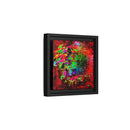 Matte Canvas, Framed (Multi-color) Lion Abstract Collection by SharksEye Treasures