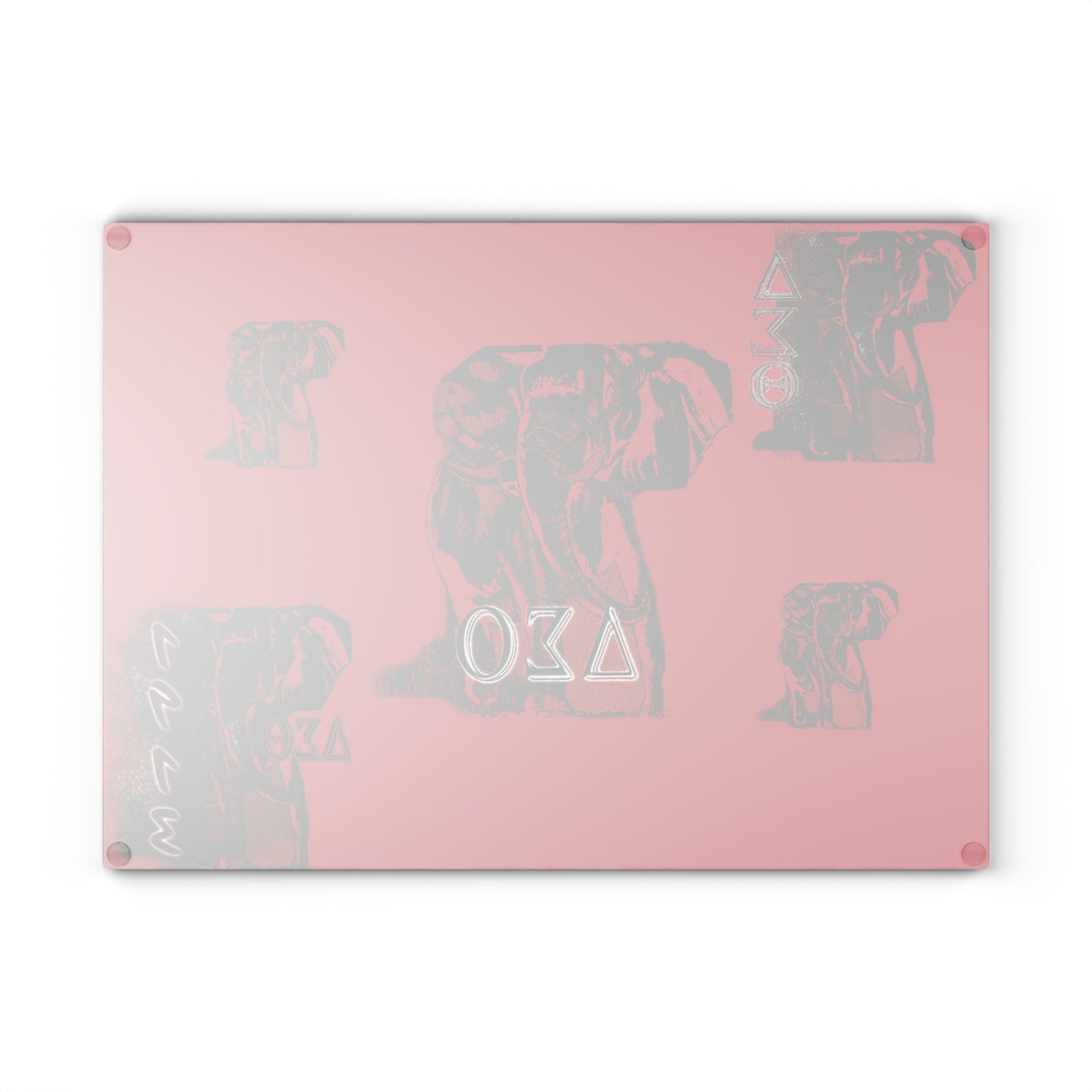 Glass Cutting Board Delta Sigma Theta Sorority by SharksEye Treasures