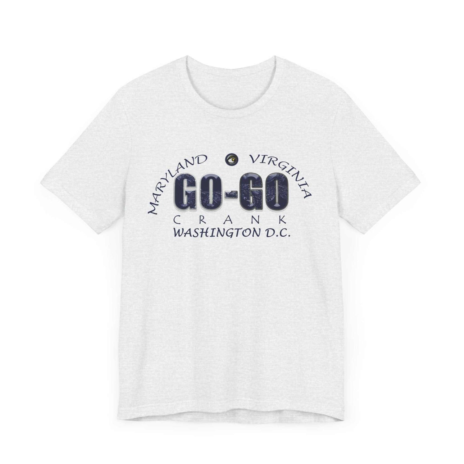 Unisex jersey short sleeve tee from Go-Go Music Collection by SharksEye Treasures in soft cotton