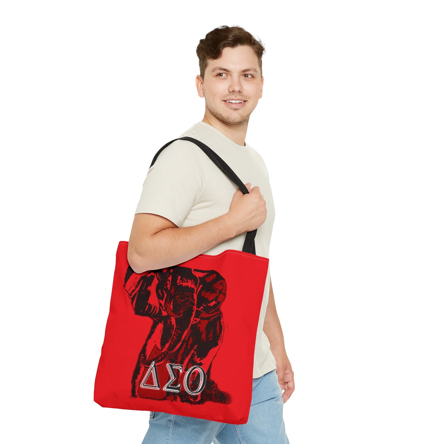 Sorority Tote Bag Delta Sigma Theta Collection by SharksEye Treasures.