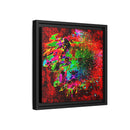 Matte Canvas, Framed (Multi-color) Lion Abstract Collection by SharksEye Treasures