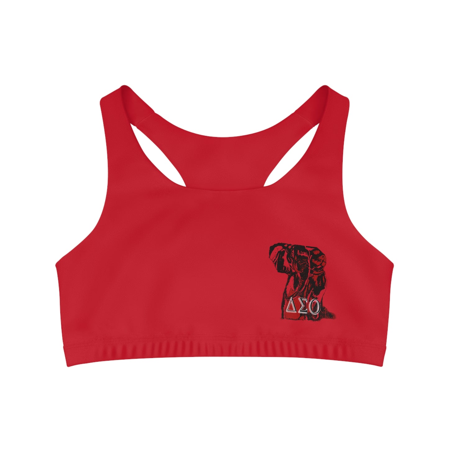 Seamless Sports Bra (AOP) Delta Sigma Theta Collection by SharksEye Treasures