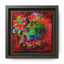 Matte Canvas, Framed (Multi-color) Lion Abstract Collection by SharksEye Treasures