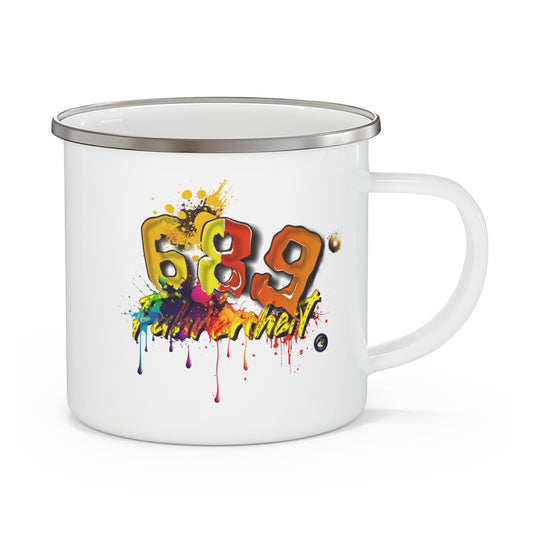 Enamel Camping Mug 689 Fahrenheit Collection by SharksEye Treasures