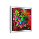 Matte Canvas, Framed (Multi-color) Lion Abstract Collection by SharksEye Treasures