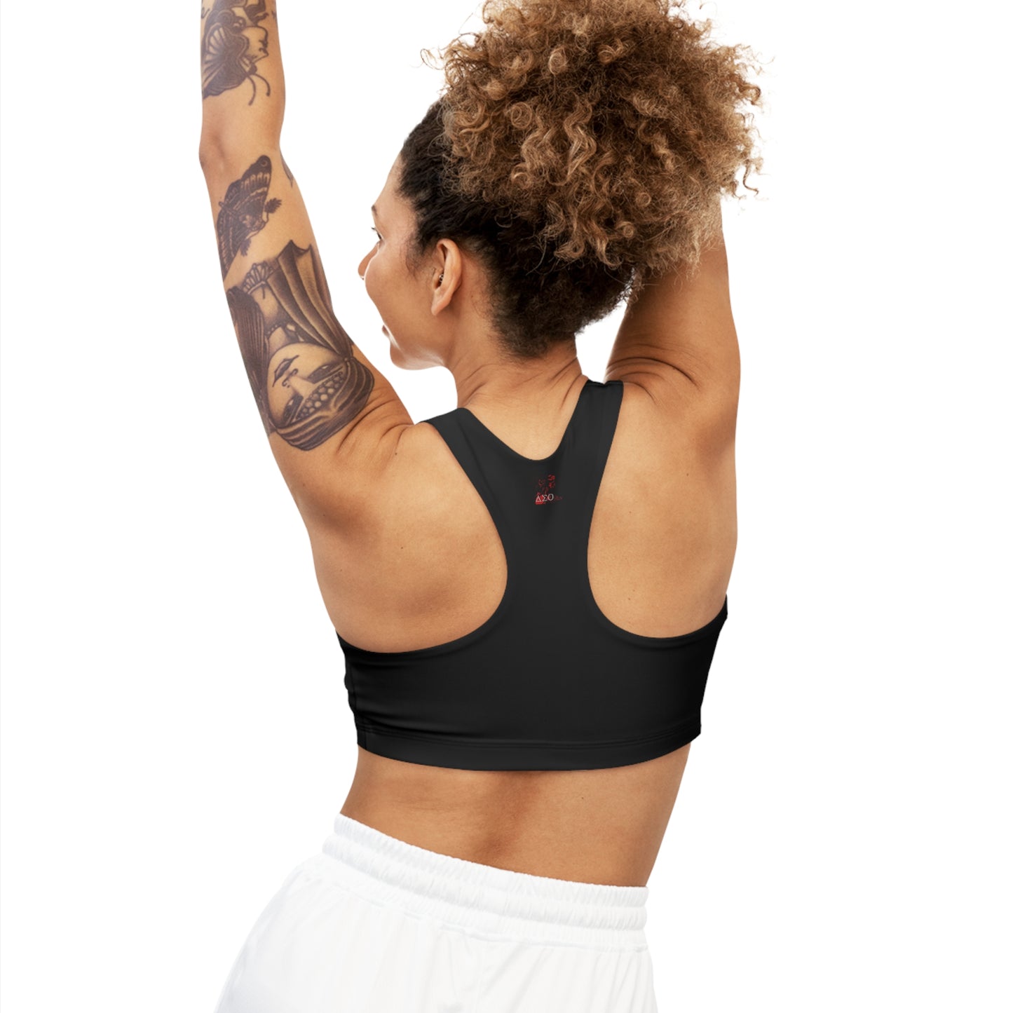 Seamless Sports Bra (AOP) Delta Sigma Theta Collection by SharksEye Treasures.