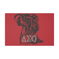 Matte Canvas, Stretched, 0.75" Delta Sigma Theta Collection by SharksEye Treasures