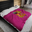 Velveteen Plush Blanket 689 Fahrenheit Collection by SharksEye Treasures