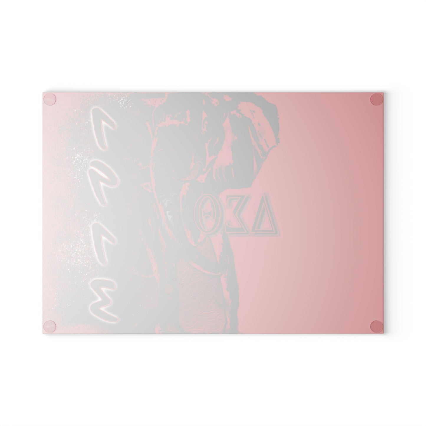 Glass Cutting Board Delta Sigma Theta Sorority by SharksEye Treasures